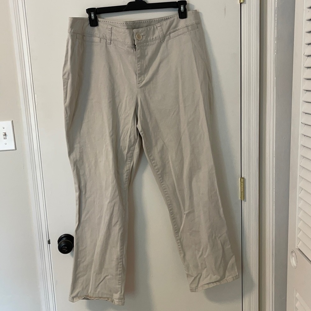 Lane Bryant women’s khaki pants